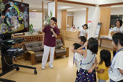 金上病院夏休み「こども参観」